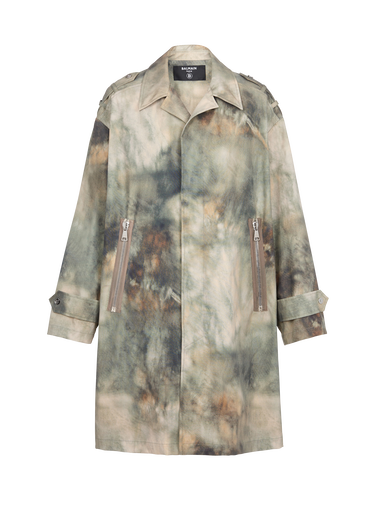 Manteau en coton imprimé désert