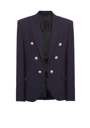 Double-breasted Jersey blazer
