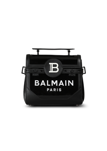 Sac B-Buzz 23 en vinyle avec logo Balmain Paris