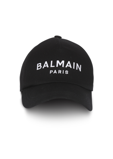 Casquette en coton avec logo Balmain Paris