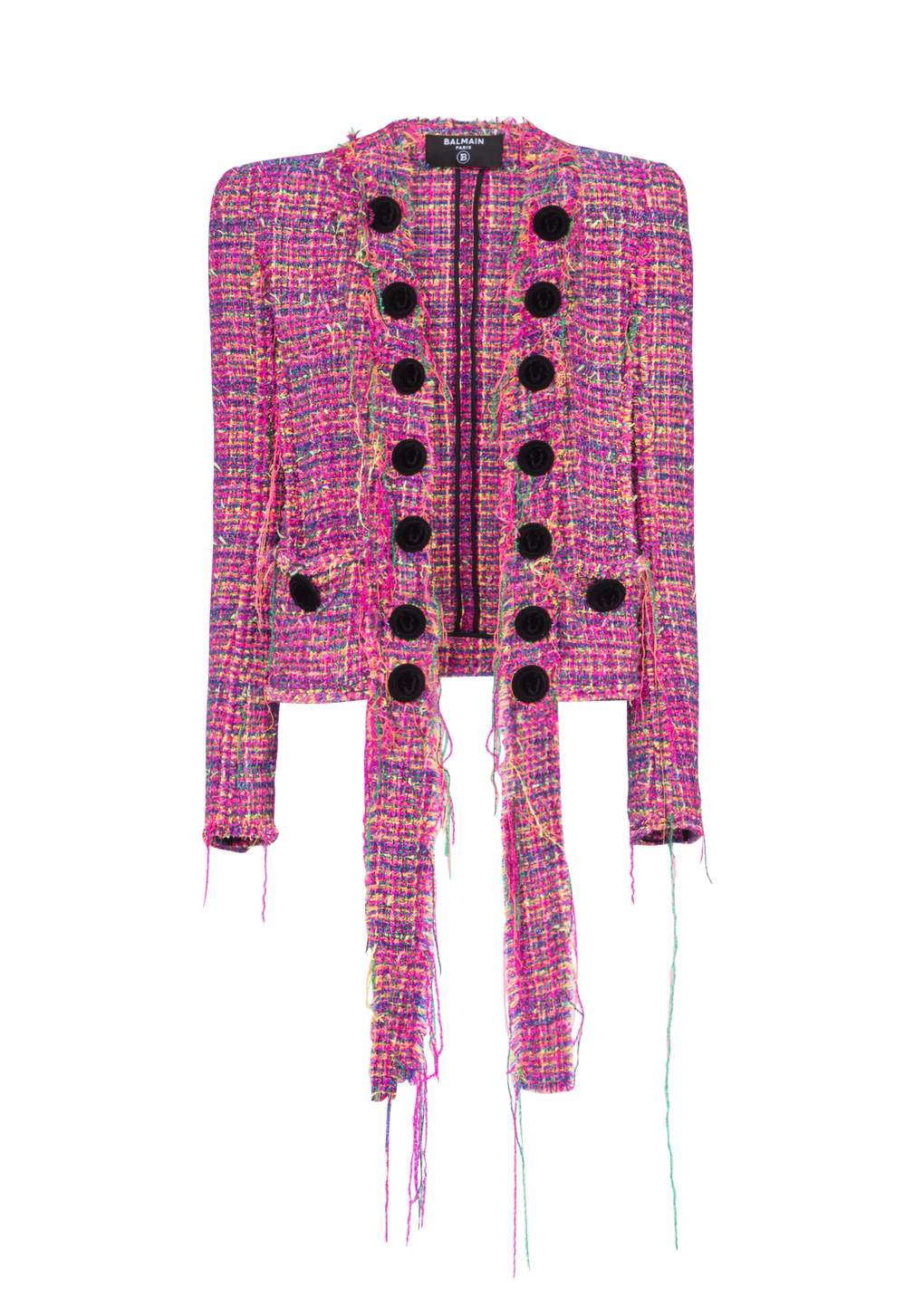 Tweed jacket, pink, hi-res